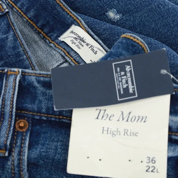 ABERCROMBIE & FITCH High Rise‎ Mom Jeans - Picture 8 of 8